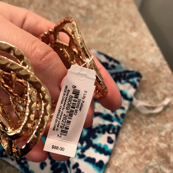Lilly Pulitzer Swirling Sea Cuff BNWT - Picture 4 of 10